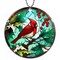 Cardinal Christmas Ornaments , Red Bird Ornaments for Christmas Tree, Acrylic Cardinal Ornament - Cardinals Decor, Red Cardinals Christmas Tree Decorations - Cardinal Gifts for Women